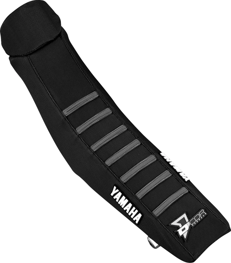 Seat Cover - Black w/ Gray Ribs - YZ '22-'26