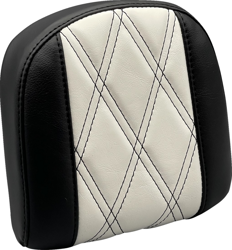Sissy Bar Pad - Small - GT1/HR1 Inlay - Black/White