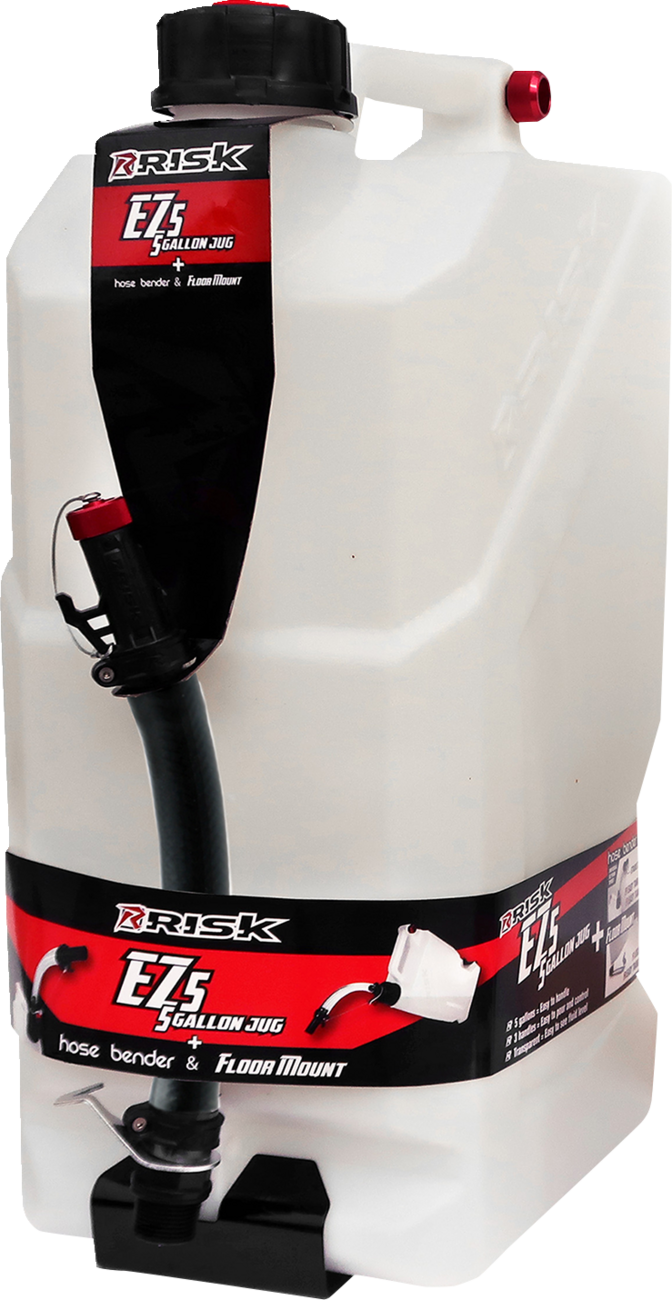 EZ Utility Jug - w/"Black Edition" Premium Hose Bender/Floor Mount - 5 gal