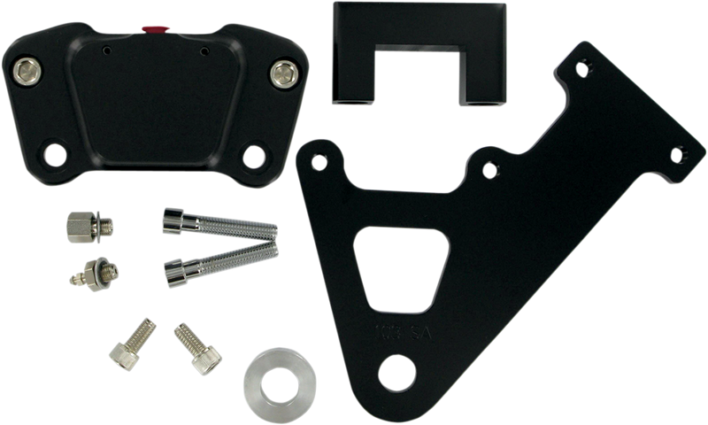Rear Caliper - 85-99 FXR - Smooth Black