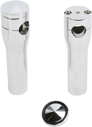 Elite Custom Billet Aluminum Risers - Springer - 6" - Chrome