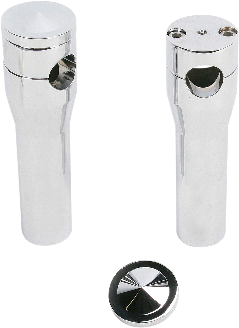 Elite Custom Billet Aluminum Risers - Springer - 6" - Chrome