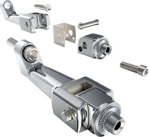 Floorboard Mounting Brackets - Passenger - Chrome