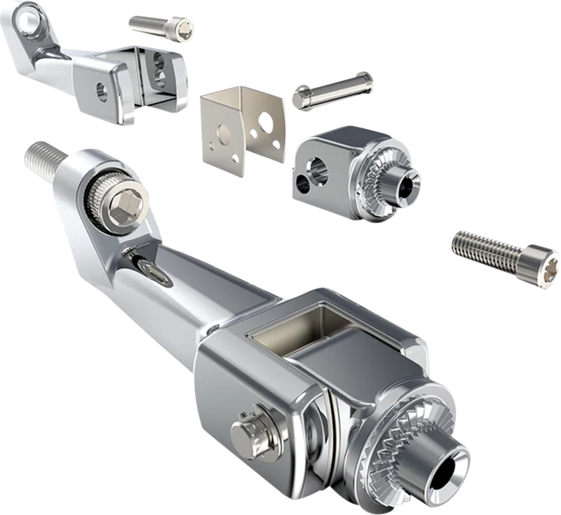 Floorboard Mounting Brackets - Passenger - Chrome