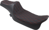 Predator III Seat - Extended Reach - Double Diamond - Red Stitched - FL '08-'23 - view 1