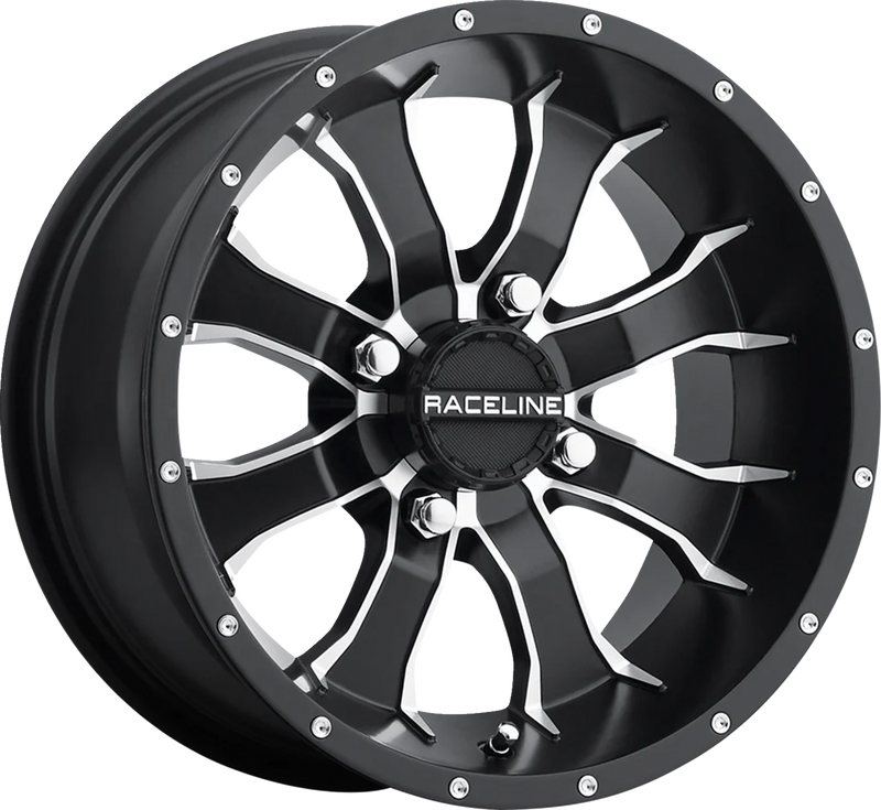 Wheel - Mamba - Front/Rear - Black/Machined - 14x7 - 4/115 - 5+2