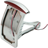 Side Mount Taillight/License Plate Mount - Curved Vertical - Half-Moon - view 1