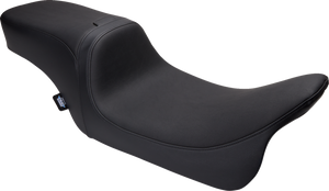 Predator 2-Up Seat - Vinyl - Smooth - w/o Backrest - FLH/FLTR '08-'24