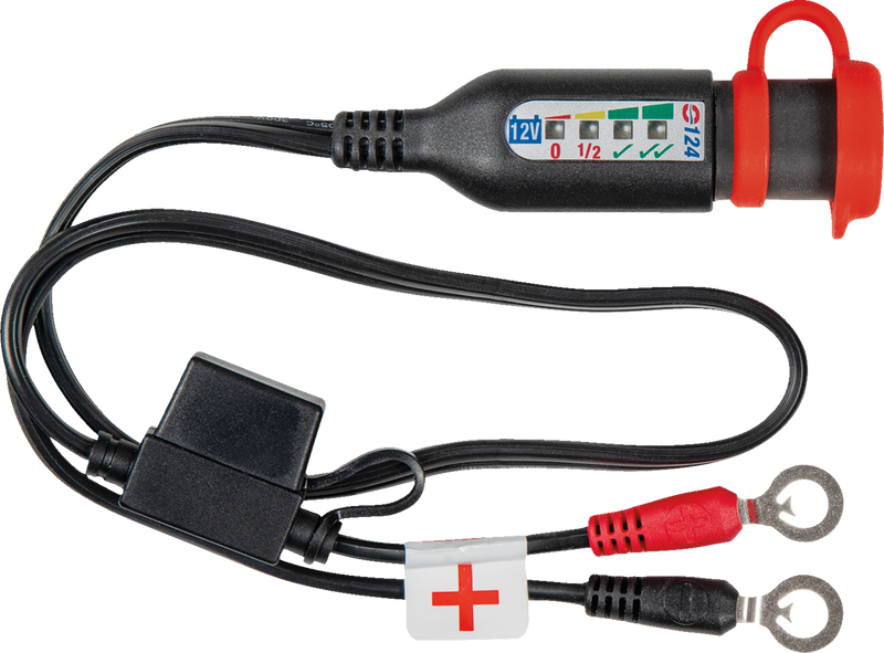 Permanent Power Lead with Battery/Charge Status - 24"