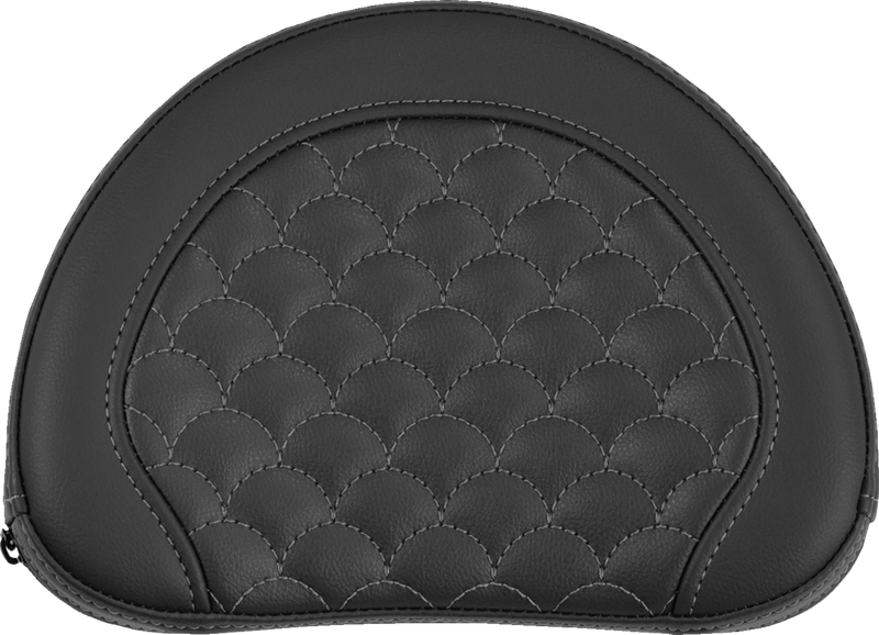 PAD BR CONTOURED DS GRY STITCH