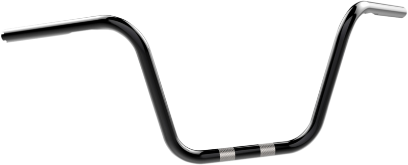 1" Handlebar - Ape Hanger - 10" - ETC - Black