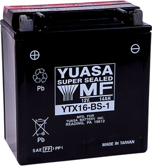 AGM Battery - YTX16-BS - .78 L