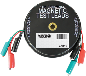 Test Leads - Electrical System - Retractable/Magnetic - 10'