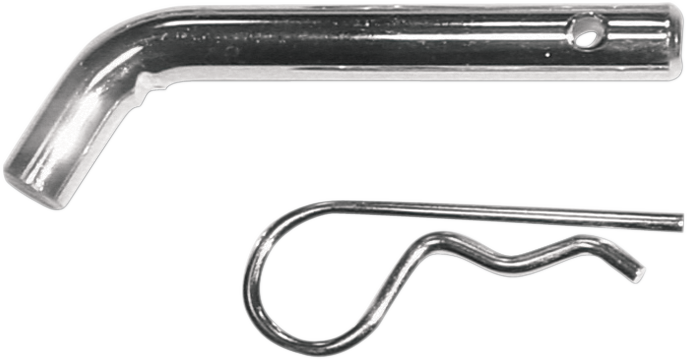 Non-Locking Receiver Pin & Clip - Chrome - 1/2"