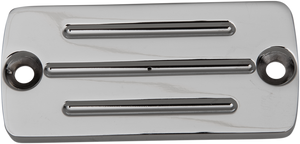 Master Cylinder Cover with Milled Lines - Chrome