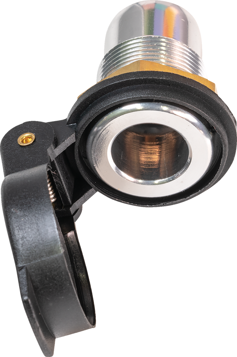 DIN Socket - Panel Mount - Flip Cap