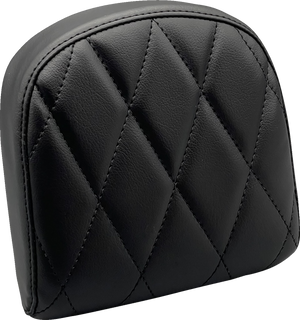 Sissy Bar Pad - Small - Diamond - Dull Black