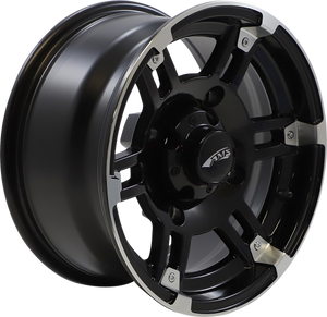 Wheel - Roll'n 104 - Front/Rear - Machined Black - 14x7 - 4/156 - 4+3