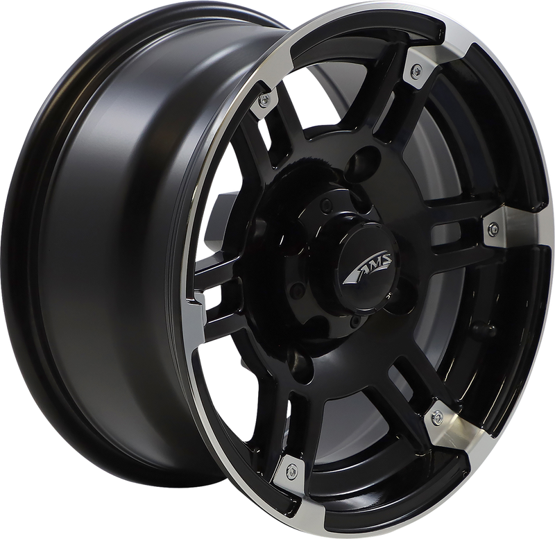 Wheel - Roll'n 104 - Front/Rear - Machined Black - 14x7 - 4/156 - 4+3