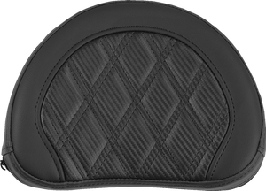 PAD BR CONTOURED CF LS BLK STITCH