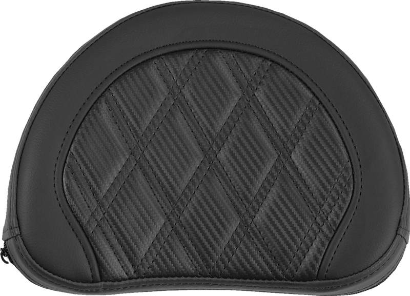 PAD BR CONTOURED CF LS BLK STITCH