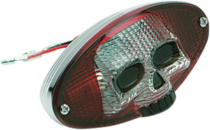 Taillight - Red Cat Eye with Skull Face