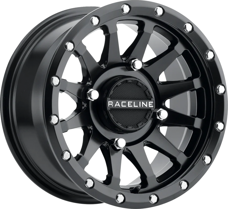 Wheel - Trophy - Simulated Beadlock - Front/Rear - Black - 14x7 - 4/110 - 5+2 (+10 mm)
