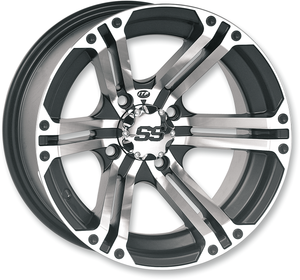 Wheel - SS212 - Front/Rear - Machined Black - 12x7 - 4/110 - 5+2