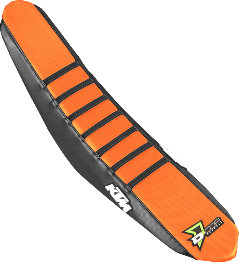 Seat Cover - Black/Orange - SX/F '18-'22