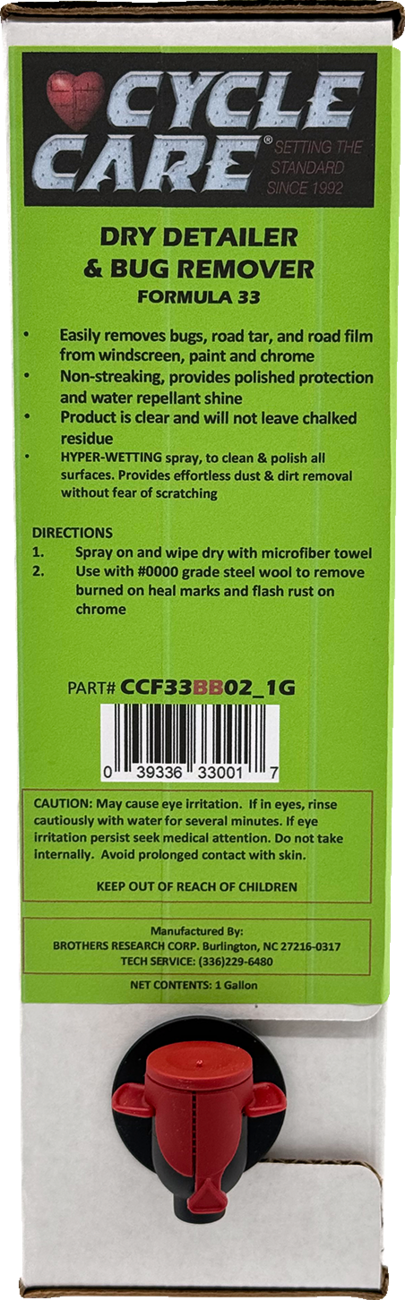 Formula 33 Detailer & Bug Remover - Bag in Box - 1 U.S. gal.