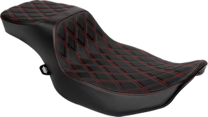 Performance Predator 2-Up Seat - Extended Reach - Vinyl - Red Double Diamond Stitch