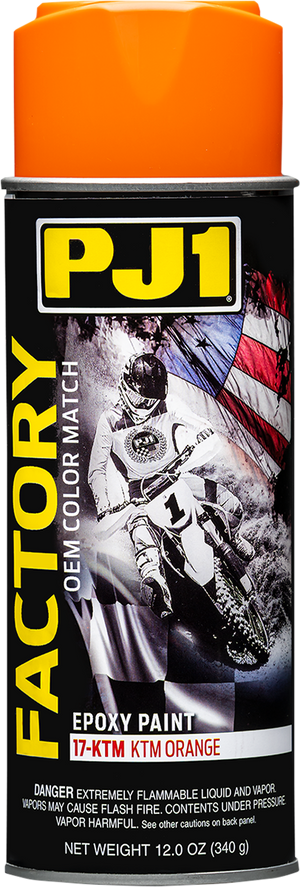 Factory Match Paint - KTM Orange '17-'18 - 12 oz. net wt. - Aerosol