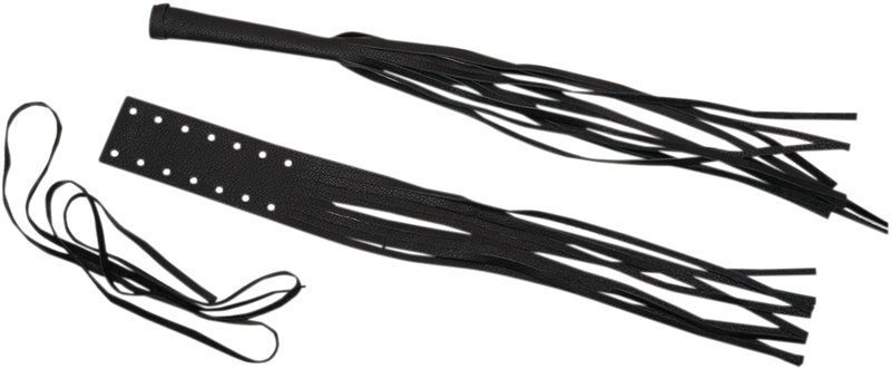 Fringed Leather Lever Covers - 12"