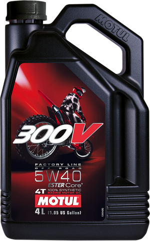 300V Offroad Synthetic Oil - 5W-40 - 4L