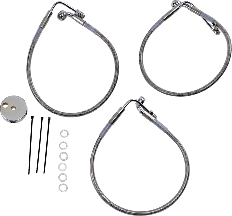 Brake Line - Front (Lower/Upper) - Stainless Steel