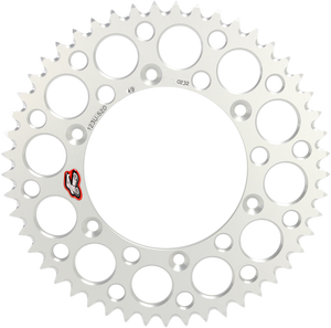 Rear Sprocket - Aluminum - 49 Tooth - Silver - Suzuki