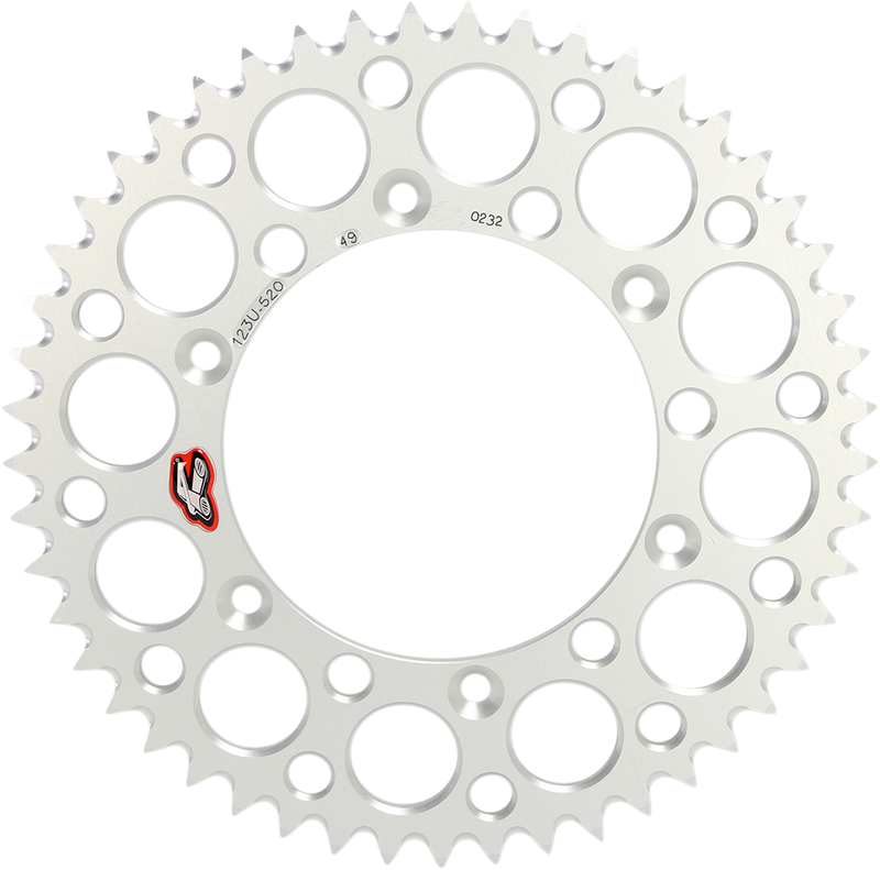 Rear Sprocket - Aluminum - 49 Tooth - Silver - Suzuki