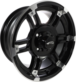 Wheel - Roll'n 104 - Front/Rear - Machined Black - 15x7 - 4/110 - 5+2