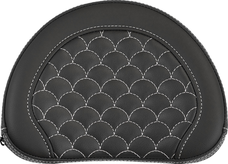 PAD BR CONTOURED DS WHT STITCH