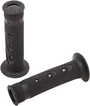 721 Dual Density Sportbike Grips - Open Ends - Black