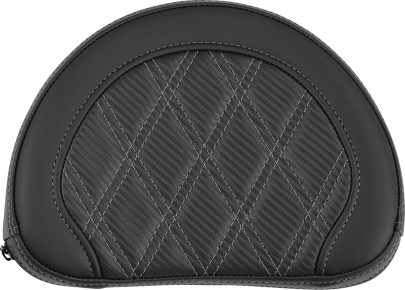 PAD BR CONTOURED CF LS GRY STITCH