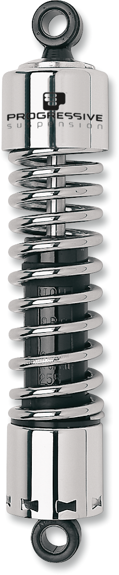 412 Series Shock - 12" - Standard - Chrome - H-D