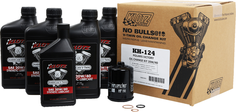 Oil Change Kit - Victory - 20W/40