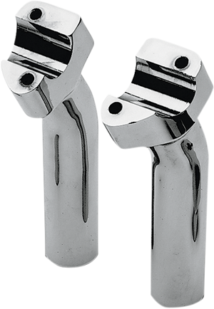 Buffalo Billet Aluminum Handlebar Risers - 5-1/2" - Chrome