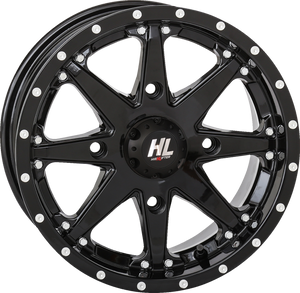 Wheel - HL10 - Front/Rear - Gloss Black - 14x7 - 4/137 - 5+2 (+30 mm)