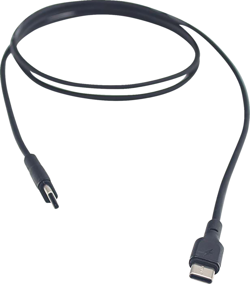 Male USB-C to Male USB-C Cable - Phone - Charger - 40" - Black