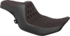 Predator III Seat - Double Diamond - Red Stitched - FLT/FLH '23-'24 - view 1