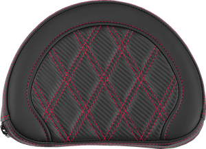 PAD BR CONTOURED CF LS RED STITCH