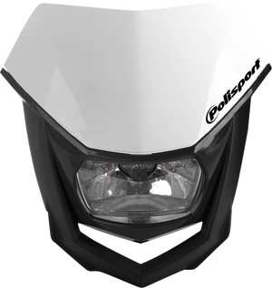 Halo Headlight - Halogen - White/Black