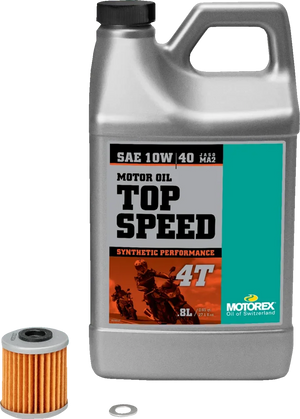Oil Change Kit - Kawasaki KX 250 - 10W-40